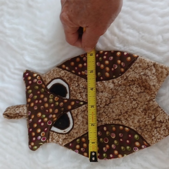 POTHOLDERS Vintage SetOf 3 1960,s 1970,s Owl &Shell Holders - Picture 5 of 8